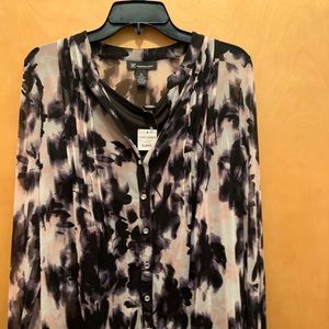 XL two piece INC blouse